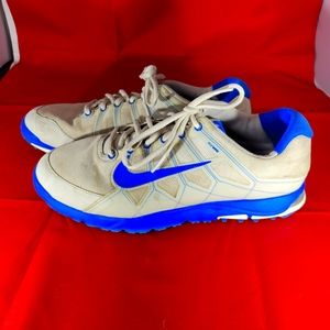 Nike Golf Mens Shoes Cleats Size 10.5 Flywire Blue 533093-100